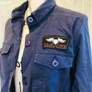 F21 Patched Military US Air Force Shirt